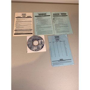 Vintage AD&D PC Games Dark Sun Ravenloft Al-Qadim CD with Manuals Windows